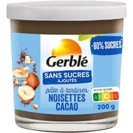 Gerblé pâte à tartiner sans sucres ajoutés 200g