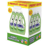 Omo lessive liquide jasmin & fleur de coton 3x40 lavages 5.4l