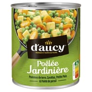 D'aucy poêlée jardinière au jus de carottes 580g