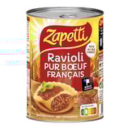 Zapetti ravioli pur boeuf francais au blé complet - plat cuisiné 400g