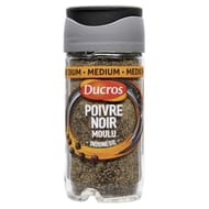 Ducros poivre noir moulu Indonésie 38g