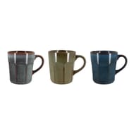 Mug irizia en gres 3 coloris assortis 36cl