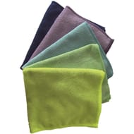 Lisere vert chiffons en microfibre recyclés X5