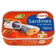 Cora sardines à la tomate 135g