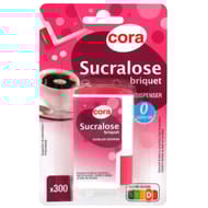 Cora édulcorant sucralose briquet 300 comprimés 15.6g