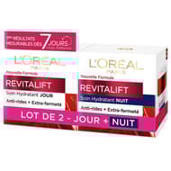 L'oréal paris revitalift soin hydratant jour nuit anti-rides 2x50ml