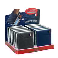 Etui à cigarette et porte carte simili cuir couleur assortie