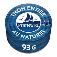 Petit navire thon naturel démarche reponsable 93g