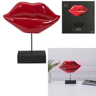Deco a poser bouche h20cm rouge