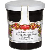 Eric Bur confiture extra de framboise sans pépin 370g