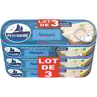 Petit navire filets de maquereaux nature sans arome ajoute 95g x 3
