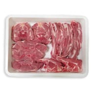 Agneau sauté** à mijoter avec épaule barquette 1.2kg