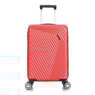 Valise rigide 55cm mirage rouge
