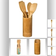 Pot avec 4 ustensiles de cuisine