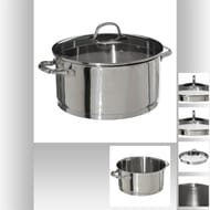 Faitout 28 cm inox Resilience