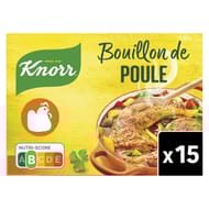 Knorr bouillon de poule 15 tablettes 150g