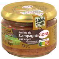 Cora terrine de campagne aux cèpes 180g