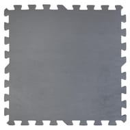 Tapis de sol piscine puzzle gris 50x50cm