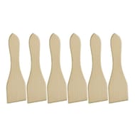 6 spatules a raclettes bois