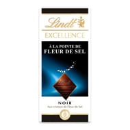Lindt excellence tablette de chocolat noir fleur de sel 100g