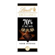 Lindt excellence tablette de chocolat noir 70% cacao 100g