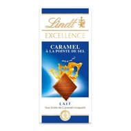 Lindt excellence lait caramel fleur de sel 100g
