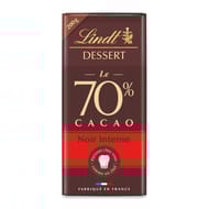 Lindt dessert le 70% cacao noir intense 200g