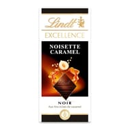 Lindt excellence noir  noisette caramel 100g