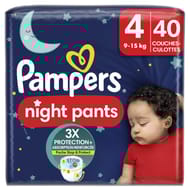 Pampers baby-dry night couches culottes taille 4 x40
