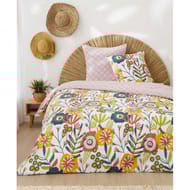 Parure housse de couette 260x240 + 2 taies 63x63 sunny