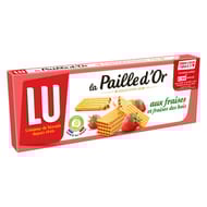 Paille d'or fraises et  fraise des bois 170g