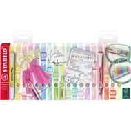 Pack chevalet de 18 surligneurs STABILO swing cool