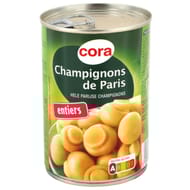 Cora champignons de paris 1er choix entiers 230g