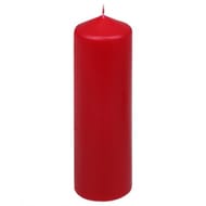 Bougie cylindrique 280/87mm rubis