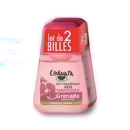 Ushuaia déodorant femme bille grenade 2x50ml