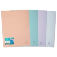Exacompta protge documents soude a4 120 vues polypro blush