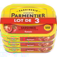 Parmentier sardines tomate 135gx3 405g