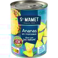 St Mamet ananas morceaux 3/4-570g