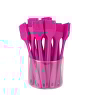 Pinceau silicone 21 cm fuchsia