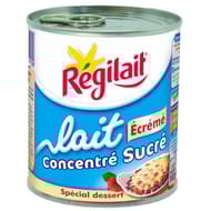 Régilait lait écrémé concentré sucré boîte 397g