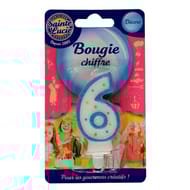 Sainte lucie bougie chiffre "6"