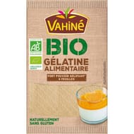 Vahiné gélatine alimentaire feuille bio 10g