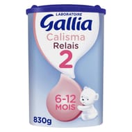 Gallia calisma relais lait en poudre 2ème âge de 6 à 12 mois 830g