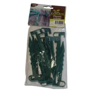 10 piquets crantés vert