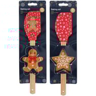 Set de pâtisserie spatule + emporte pièces noël