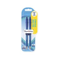2 stylo billes flexfrip ultra rétractables, bleu