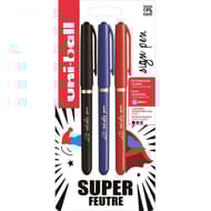 2+1 uni sign pen noir bleu rouge