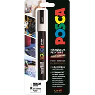 Posca pointe moyenne blanc