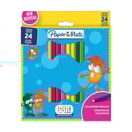 Blister 24 crayons de couleur kids assortis