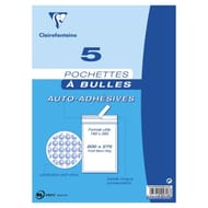 Clairefontaine pochettes bulle 180x265 x5